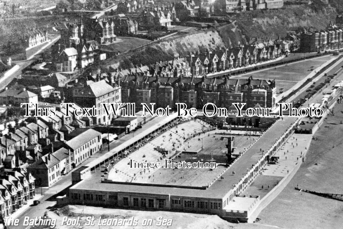 SX 6189 - The Bathing Swimming Pool, St Leonards On Sea, Sussex