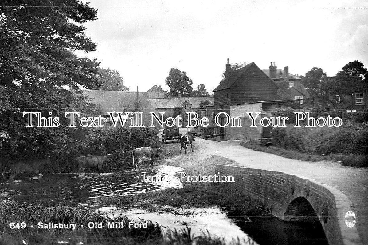WI 1910 - Old Mill Ford, Salisbury, Wiltshire