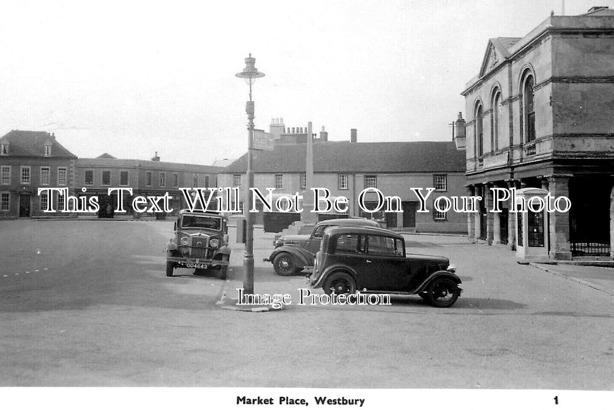 WI 1914 - Westbury Market Place, Wiltshire c1940