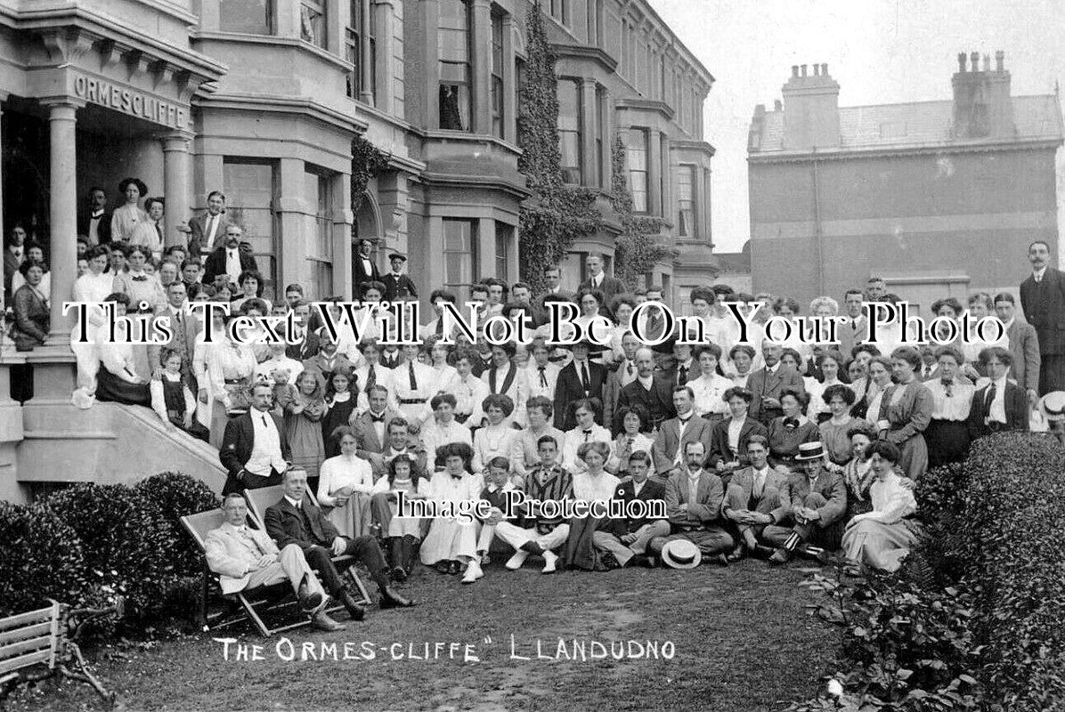 WL 3153 - The Ormes Cliffe Hotel, Llandudno, Wales c1910