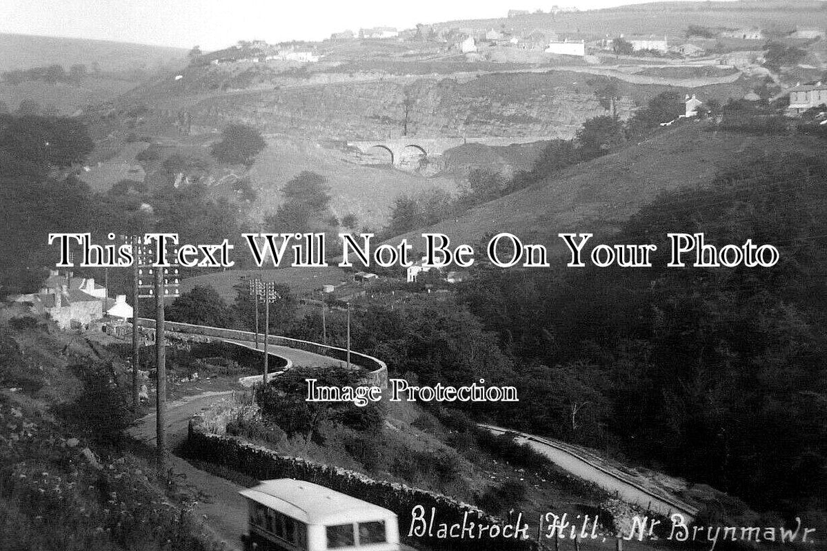 WL 3168 - Blackrock Hill Near Brynmawr, Gwent, Wales c1929