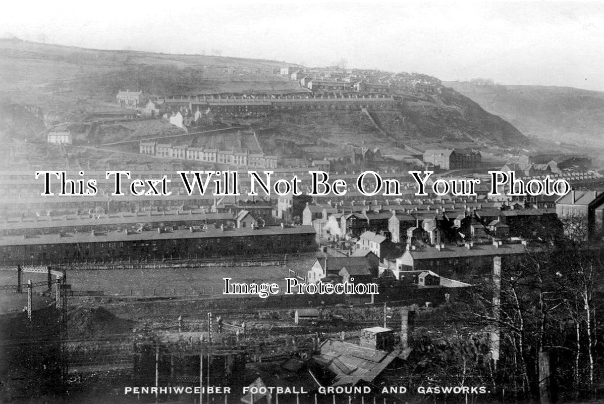 WL 3324 - Penrhiwceiber Football Ground & Gasworks, Wales