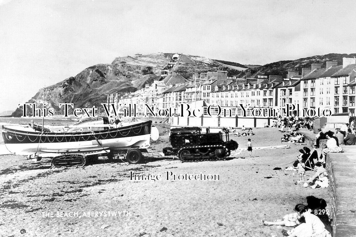 WL 3388 - The Beach, Aberystwyth, Wales c1960