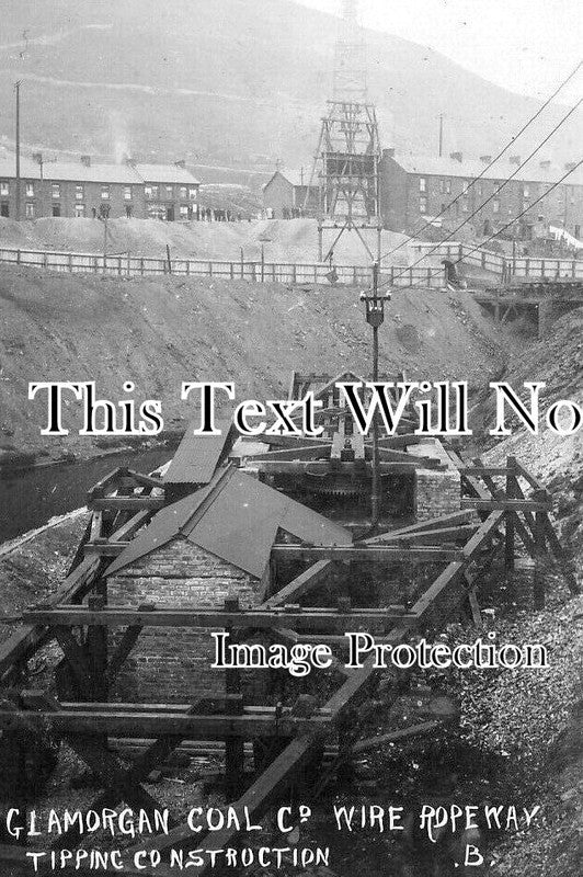 WL 3389 - Glamorgan Coal Co Wire Ropeway, Tonypandy, Wales