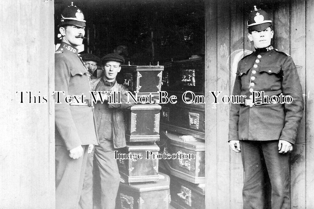 WL 3404 - Coffins At Senghenydd Colliery Disaster, Wales