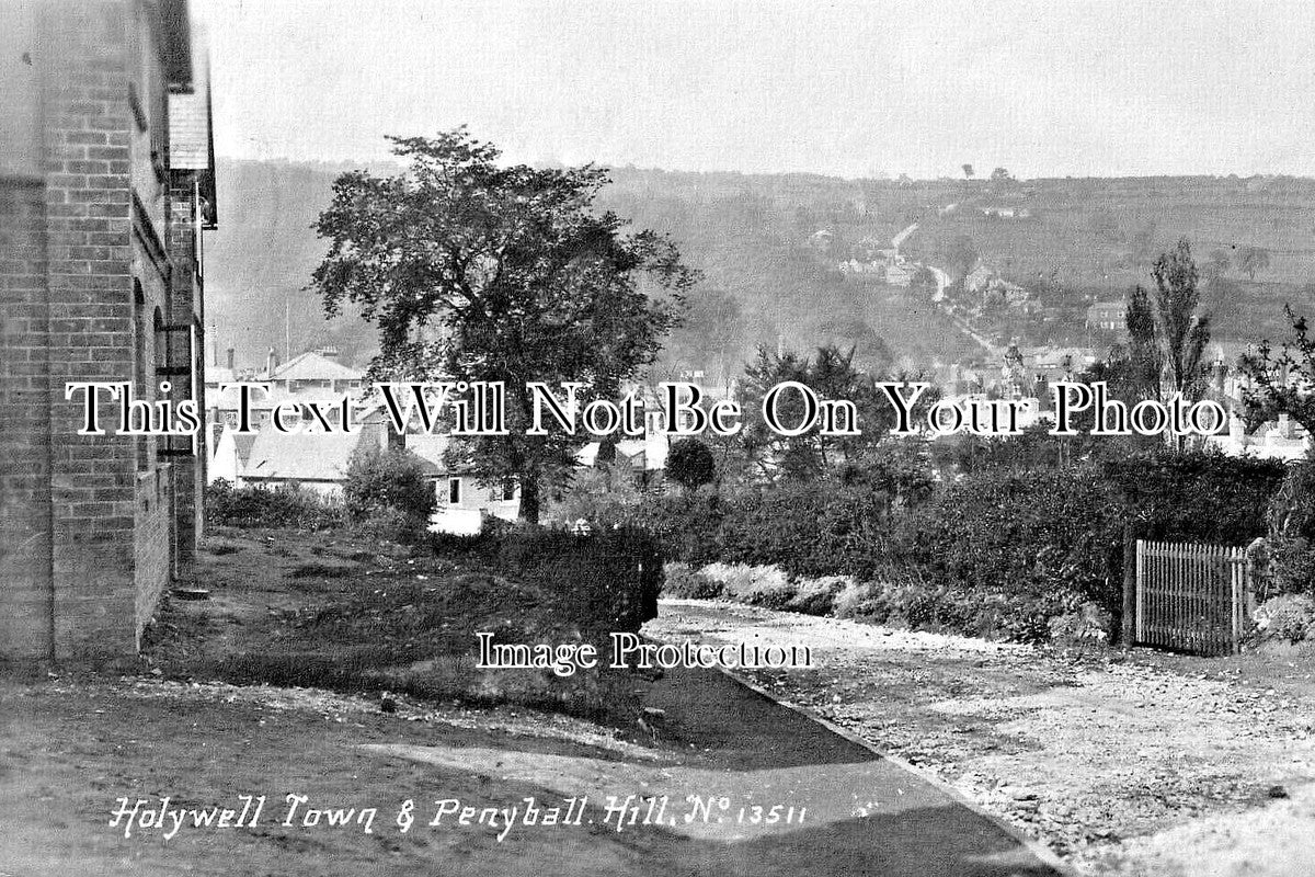 WL 3410 - Holywell Town & Penyball Hill, Wales