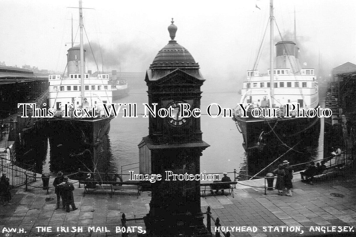 WL 3442 - The Irish Mail Boats, Holyhead Station, Anglesey, Wales
