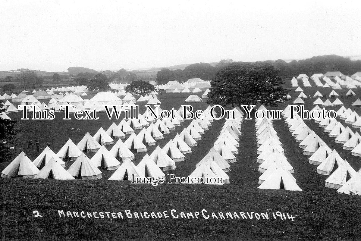 WL 3450 - Manchester Brigade Military Camp, Carnarvon, Wales 1914