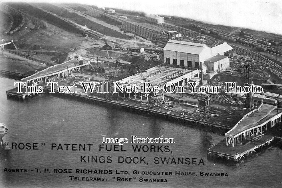WL 3461- Rose Patent Fuel Works, Kings Dock, Swansea, Wales