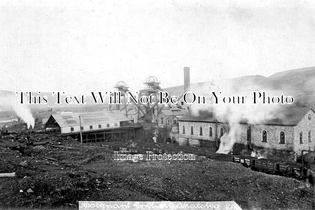 WL 3505 - Coegnant Colliery, Maesteg Coal Mine, Wales c1907
