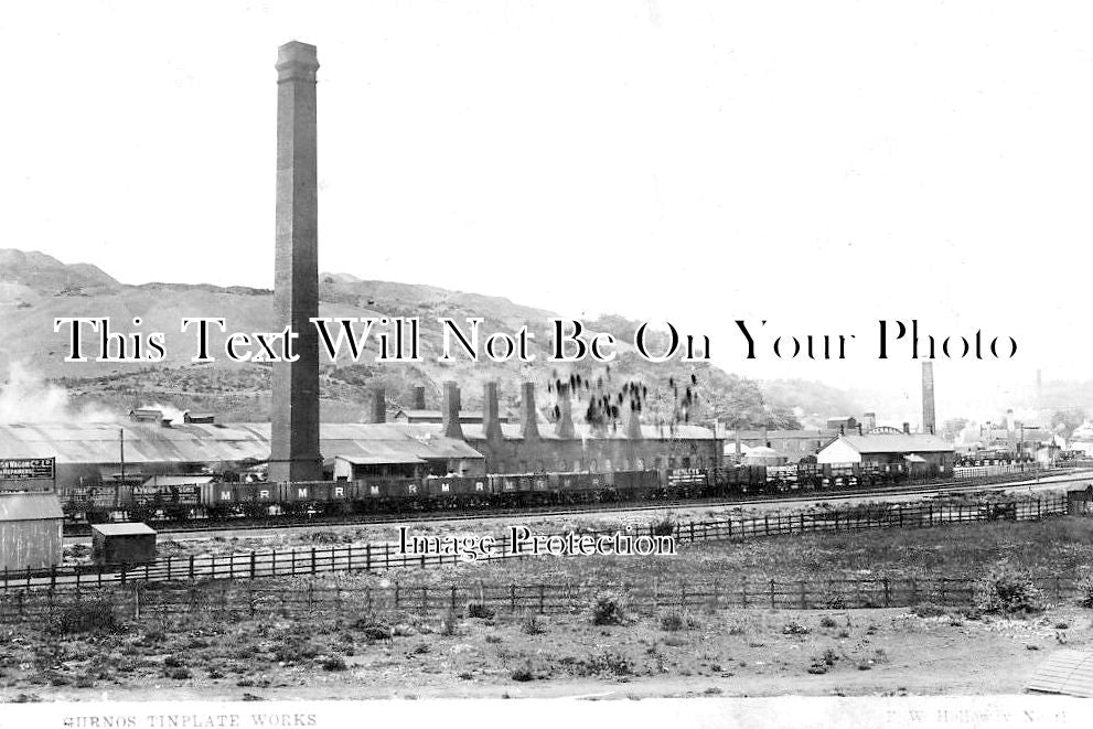 WL 3515 - Gurnos Tinplate Works, Merthyr Tydfil, Wales c1919