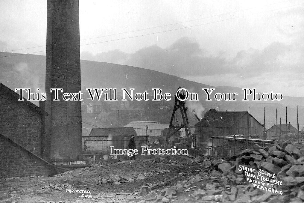 WL 3541 - Strike Scenes At Naval Colliery, Anthony Pit, Penygraig, Wales