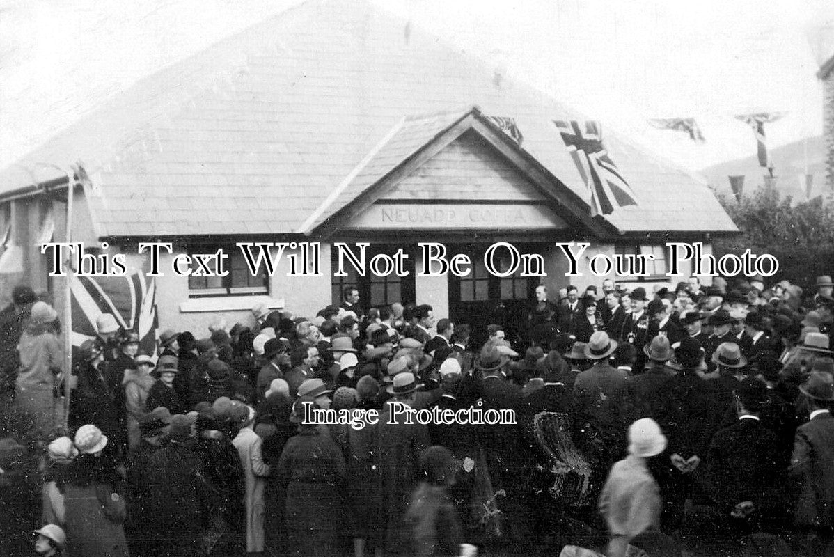 WL 3545 - Opening Of Penparcau Penparke Memorial Hall, Wales 1928
