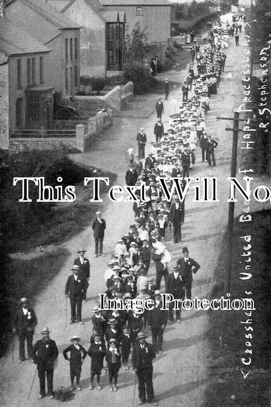 WL 3552 - Crosshands United Band Of Hope, Wales c1910