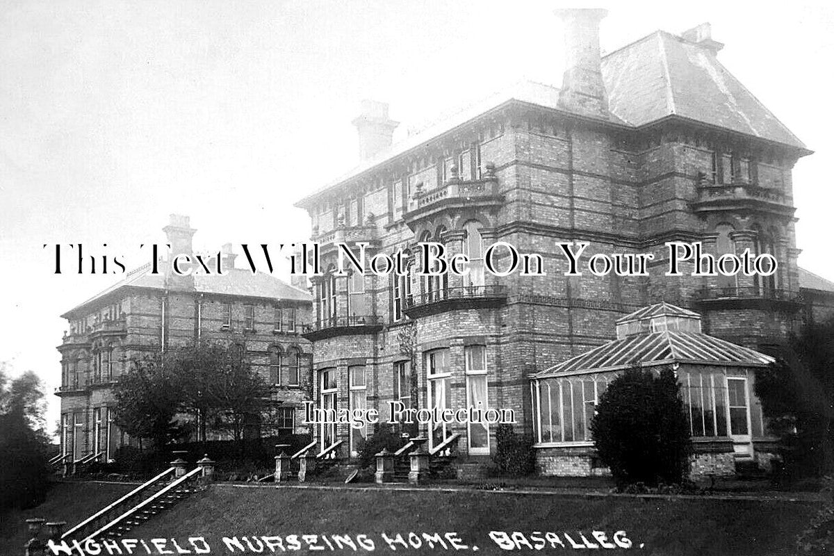 WL 3557 - Highfield Nursing Home, Bassaleg, South Wales c1912