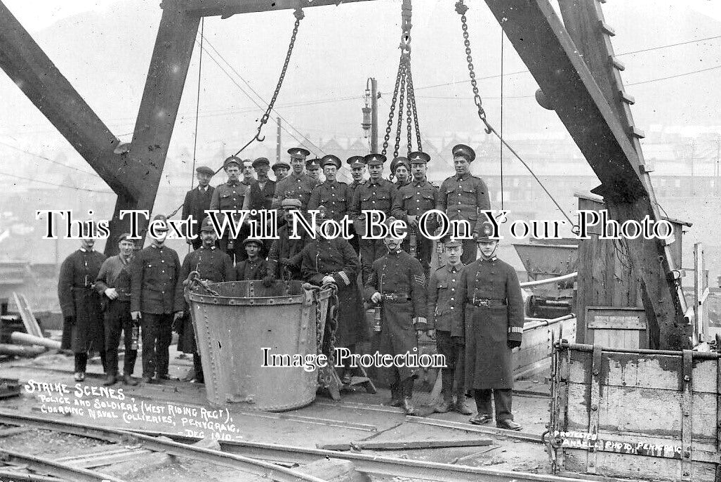 WL 3559 - Strike Scene At Naval Collieries, Pentgraig, Wales 1910