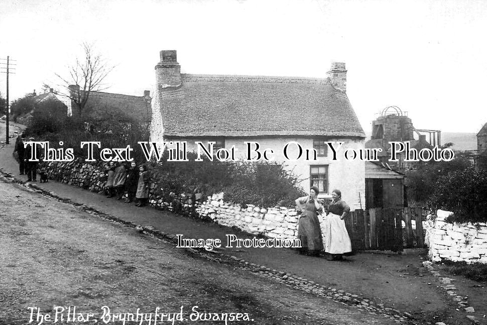 WL 3560 - The Pillar, Brynhyfryd, Swansea, Wales c1918