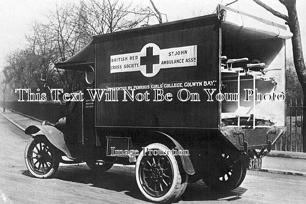 WL 3572 - Red Cross Ambulance, Penrhos Girls College, Colwyn Bay, Wales