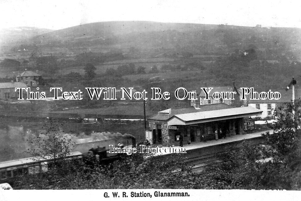 WL 3581 - Glanamman Railway Station, Wales c1910