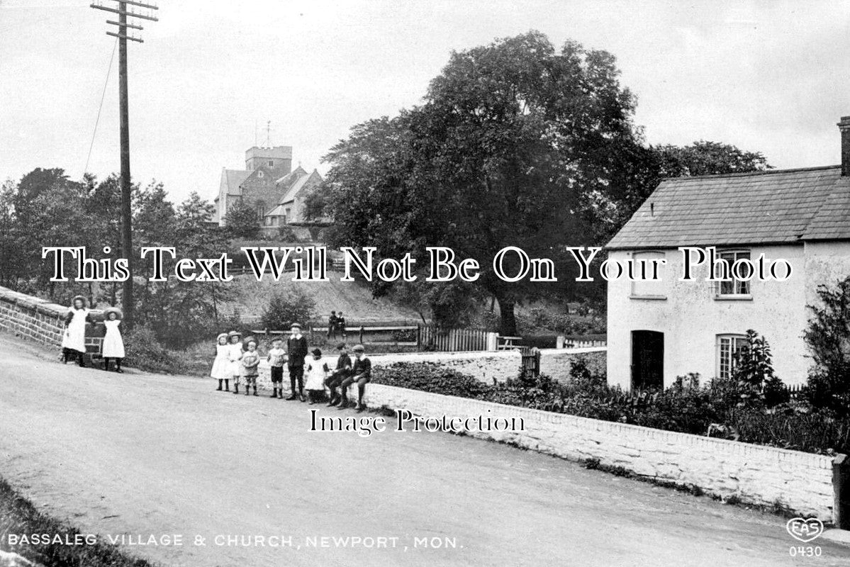 WL 3588 - Bassaleg Village & Church, Newport, Wales