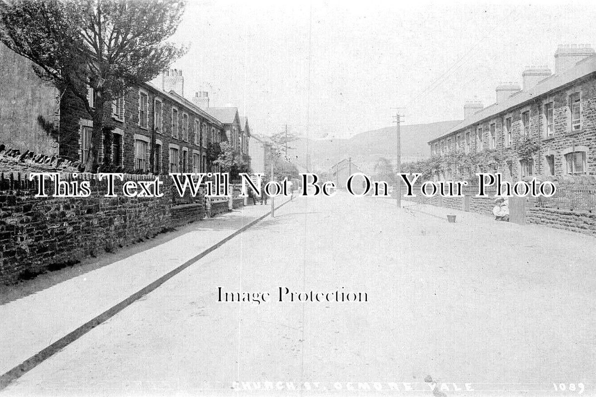 WL 3590 - Church Street, Ogmore Vale, Wales c1911