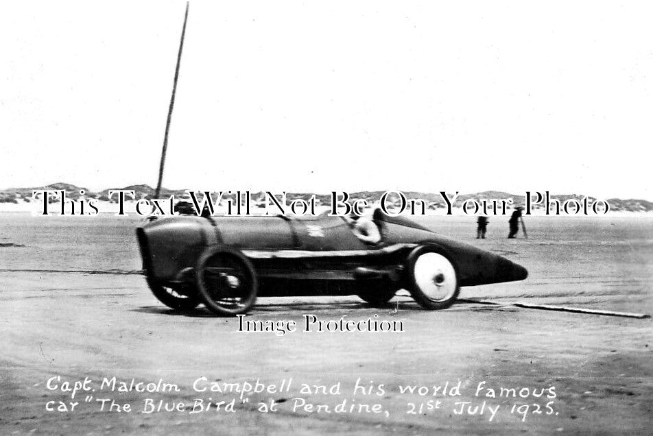 WL 3594 - Malcolm Campbell Bluebird At Pendine, Wales 1925