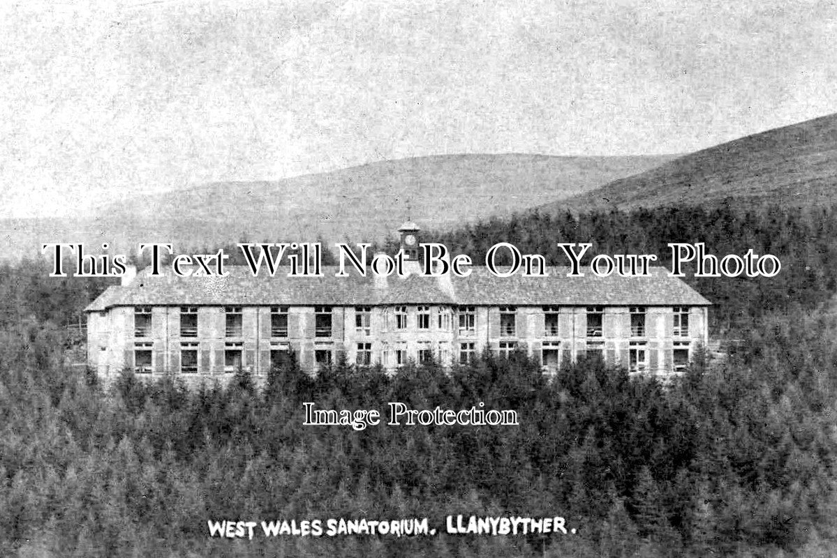 WL 3596 - West Wales Sanatorium, Llanybyther, Wales c1909