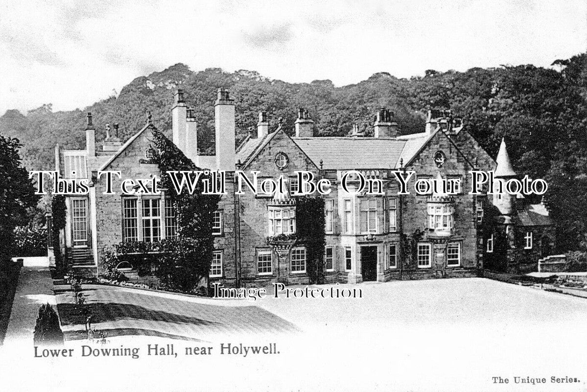 WL 3602 - Lower Downing Hall Near Holywell, Wales c1906