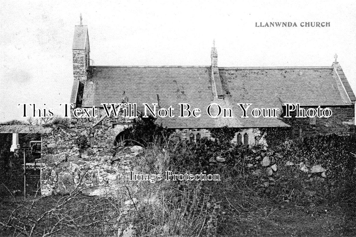 WL 3610 - Llanwnda Church, Pembrokeshire, Wales c1908
