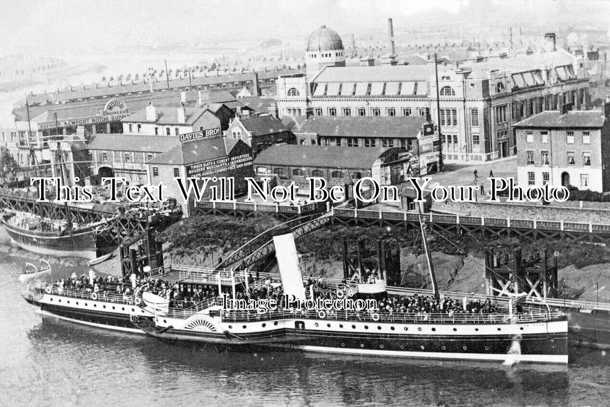 WL 3663 - Newport Paddle Steamer Glen Avon, Wales