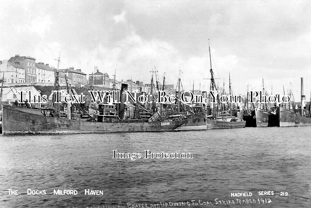 WL 3664 - The Docks At Milford Haven, Wales c1919