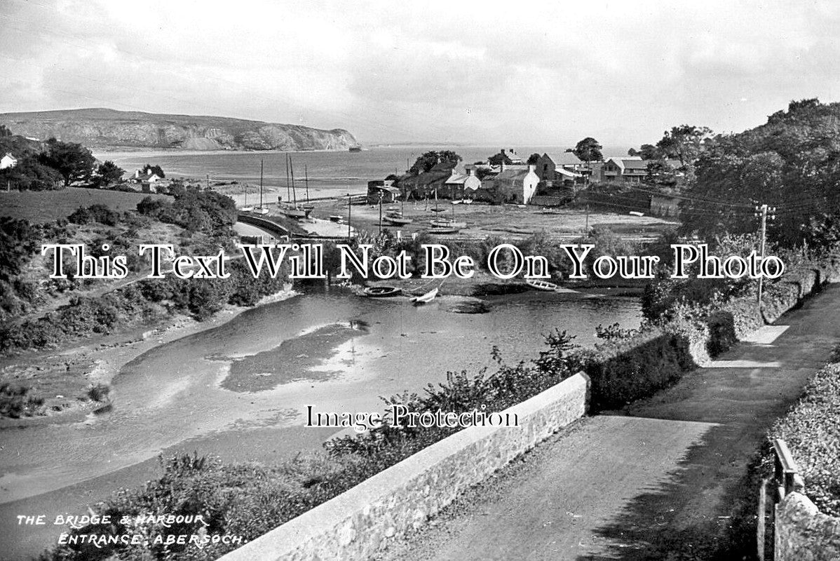 WL 3678 - The Bridge & Harbour Entrance, Abersoch, Wales