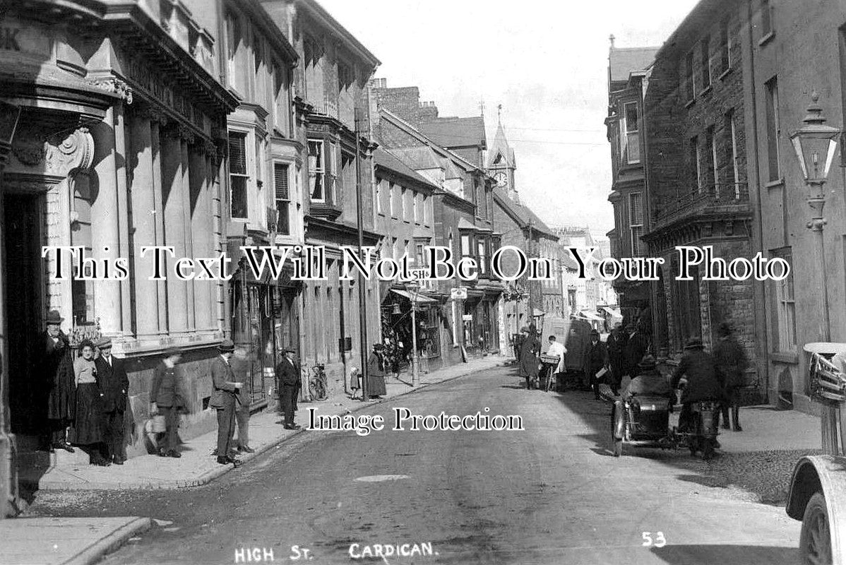 WL 3687 - High Street, Cardigan, Wales