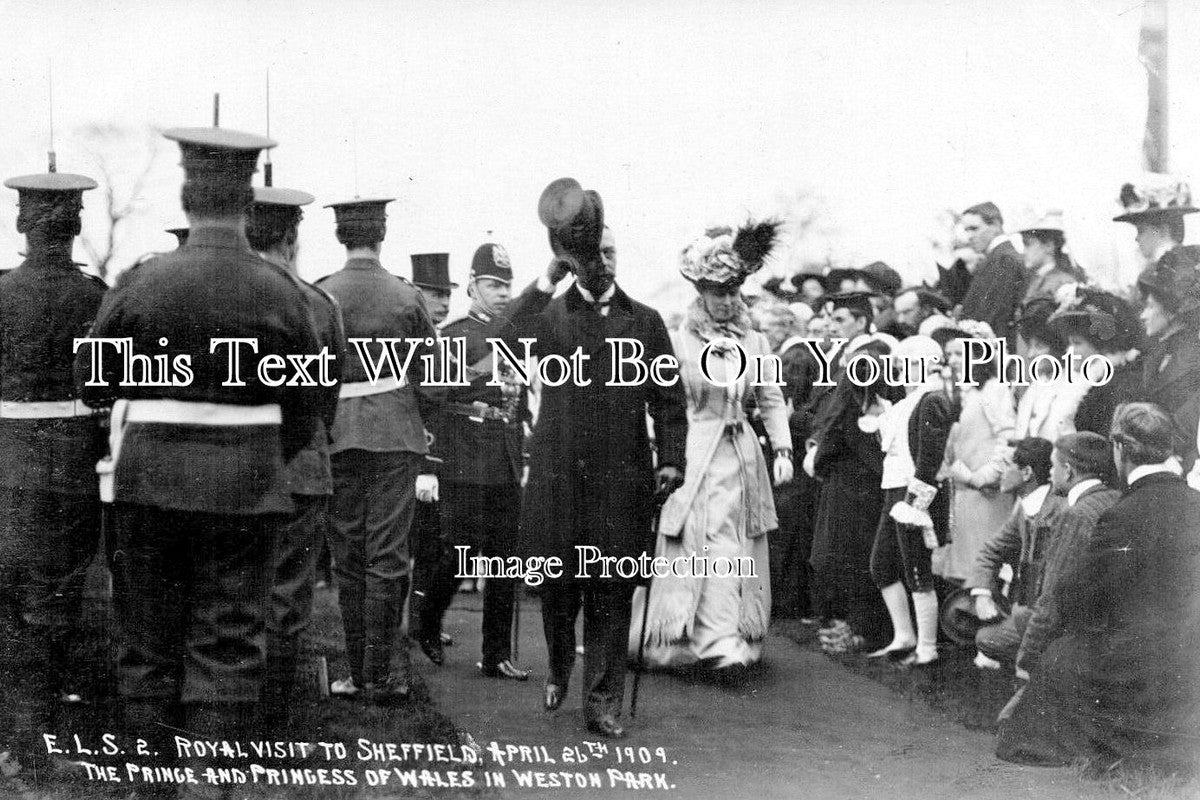 YO 13763 - Royal Visit To Sheffield, Yorkshire 1909