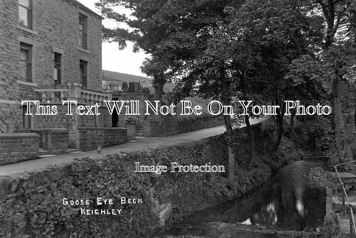 YO 13833 - Goose Eye Beck, Keighley, Yorkshire c1910