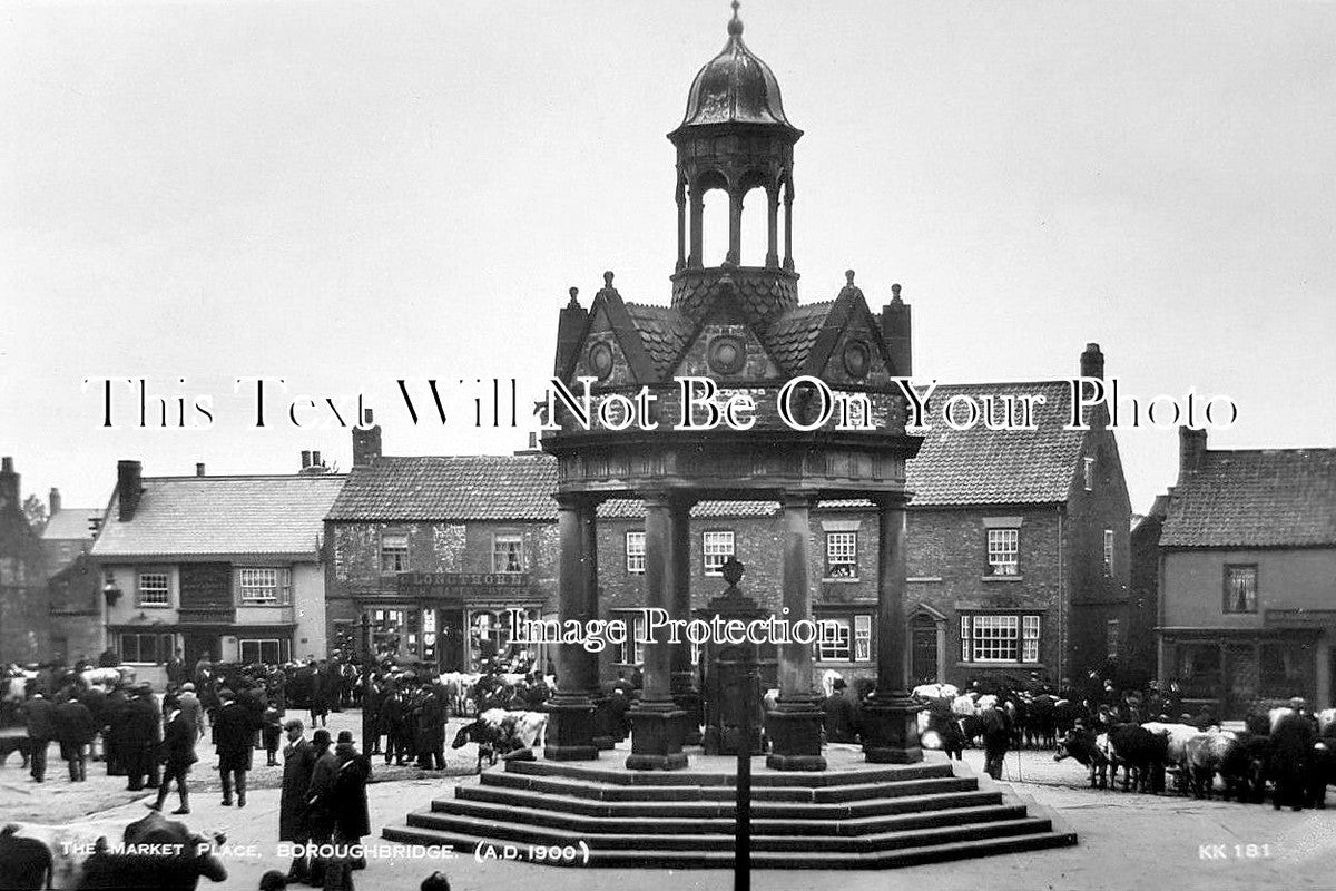 YO 13849 - Boroughbridge Market Place, Yorkshire