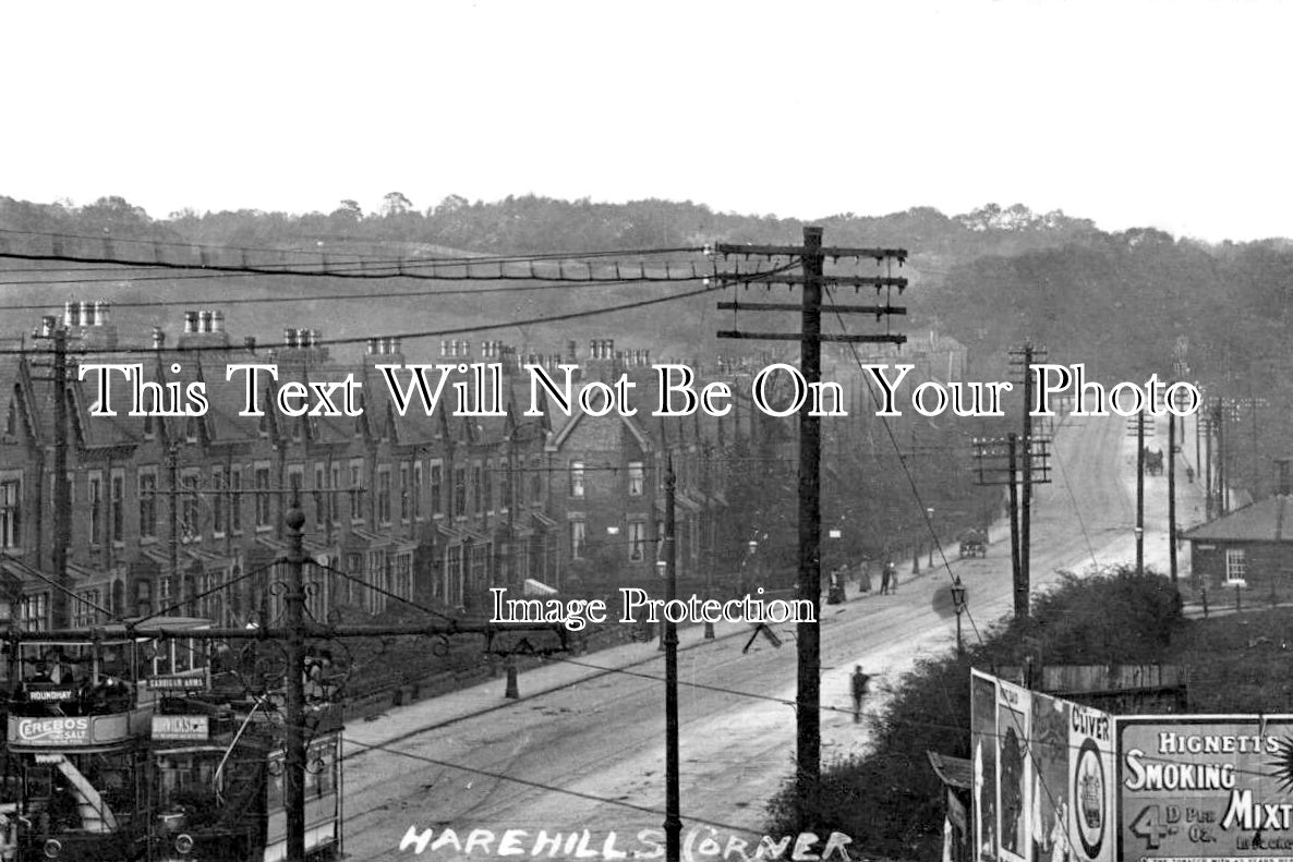 YO 13872 - Harehills Corner, Leeds, Yorkshire c1910