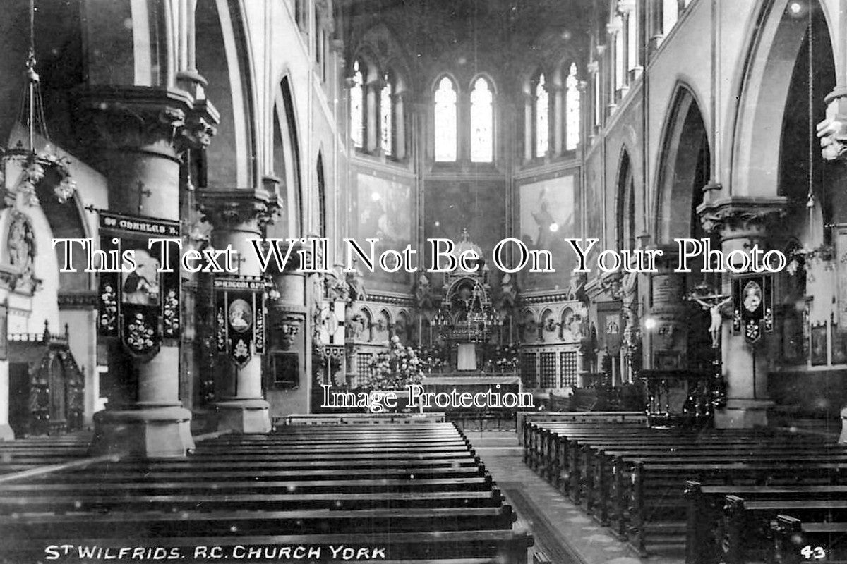 YO 13915 - St Wilfrids RC Church, York, Yorkshire