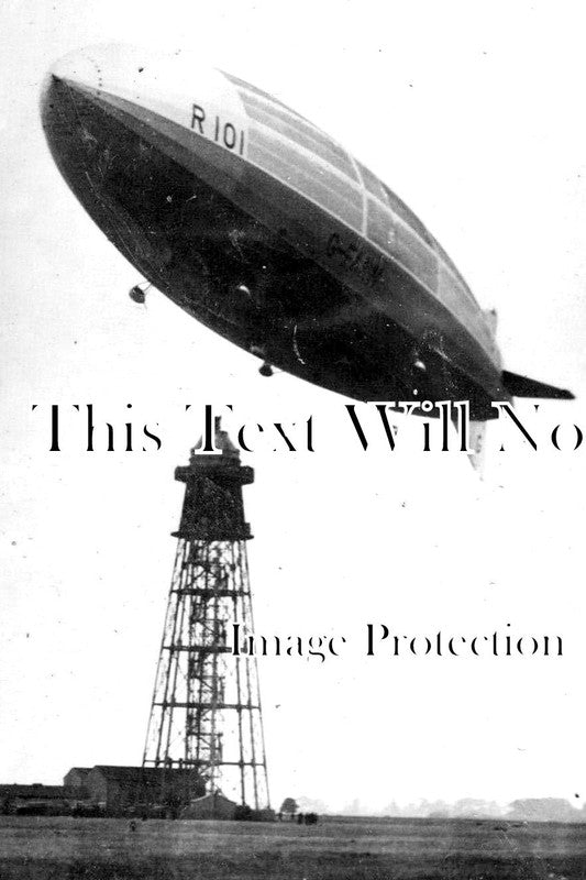 BF 1171 - R101 Airship At RAF Cardington, Bedfordshire c1930