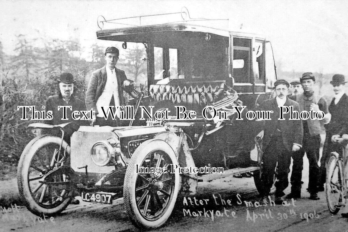 BF 1396 - After The Smash At Markyate, Bedfordshire 1906