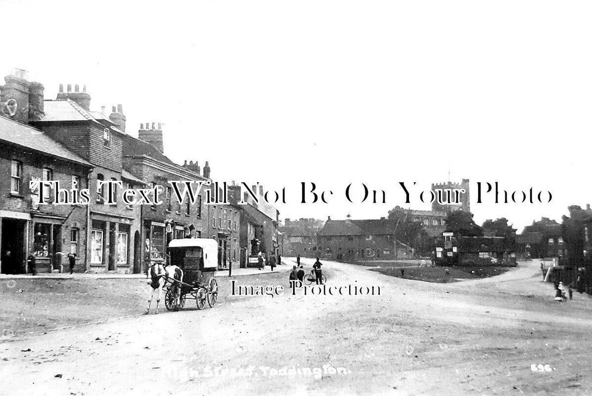 BF 1516 - High Street, Toddington, Bedfordshire c1925