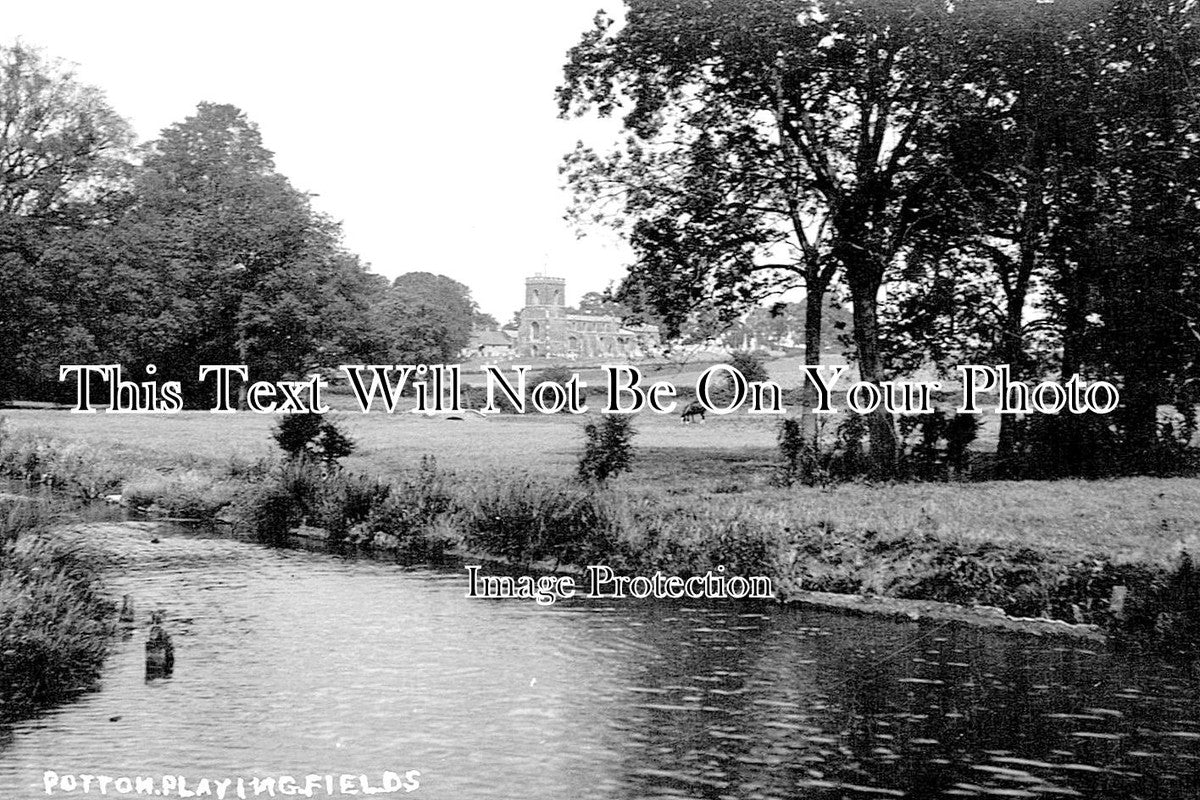 BF 1541 - Potton Playing Fields & Church, Bedfordshire