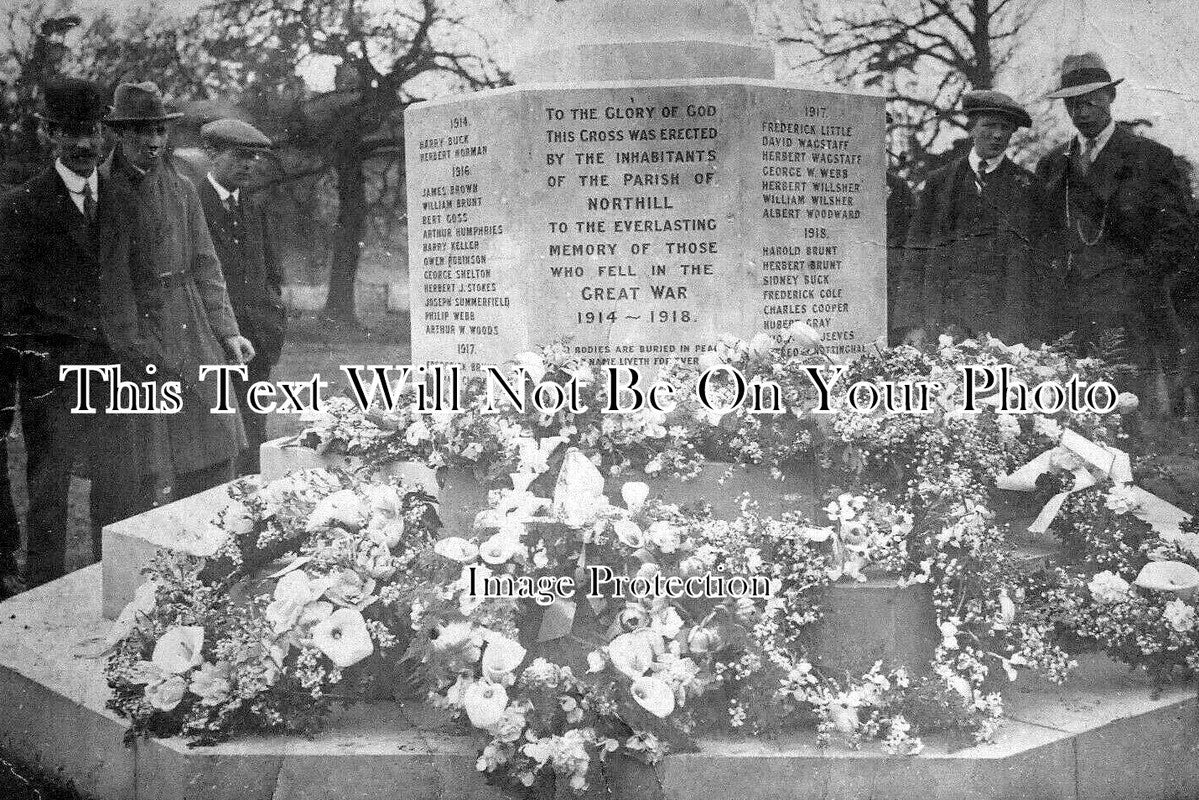 BF 1683 - Northill War Memorial Inauguration, Bedfordshire c1920 WW1