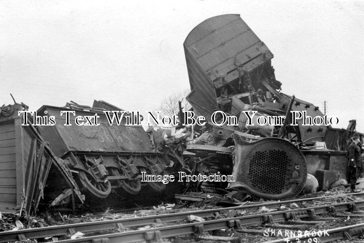 BF 281 - Sharnbrook Railway Accident, Bedfordshire 1909