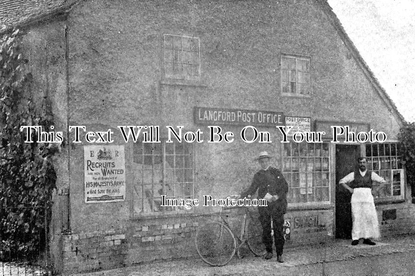 BF 432 - Langford Post Office, Bedfordshire c1905