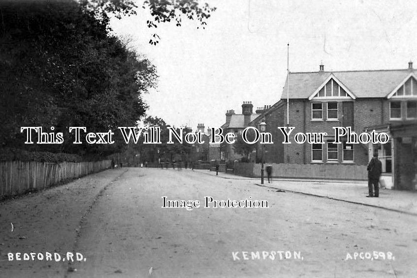 BF 442 - Bedford Road, Kempston, Bedfordshire c1907