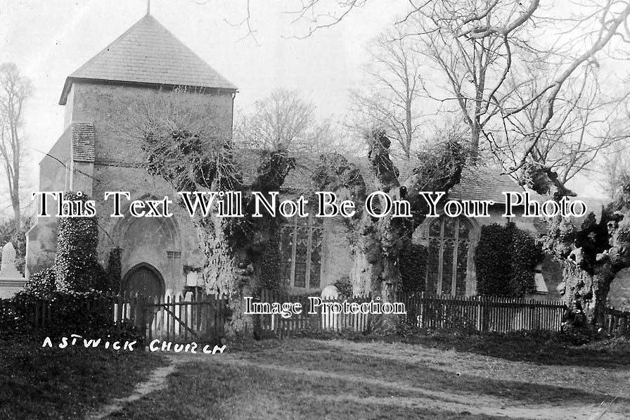 BF 512 - Church Of St Guthlac, Astwick, Bedfordshire c1910