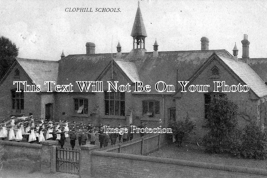 BF 534 - The School, Clophill, Bedfordshire c1910