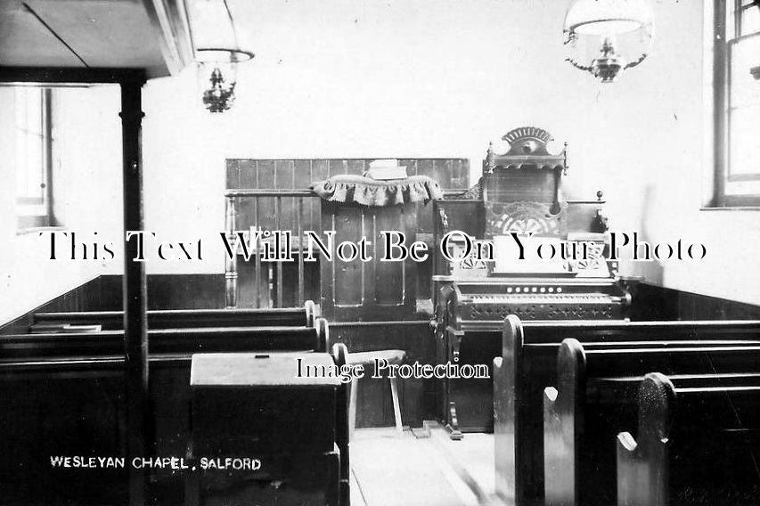 BF 542 - Wesleyan Church Interior, Salford, Bedfordshire