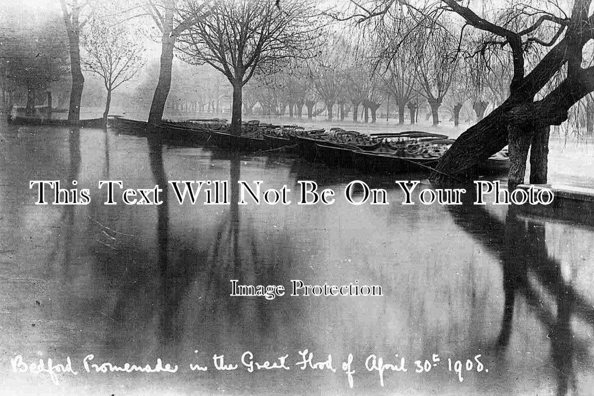 BF 60 - Bedford Promenade, Bedfordshire - The Great Flood of 30th April 1908